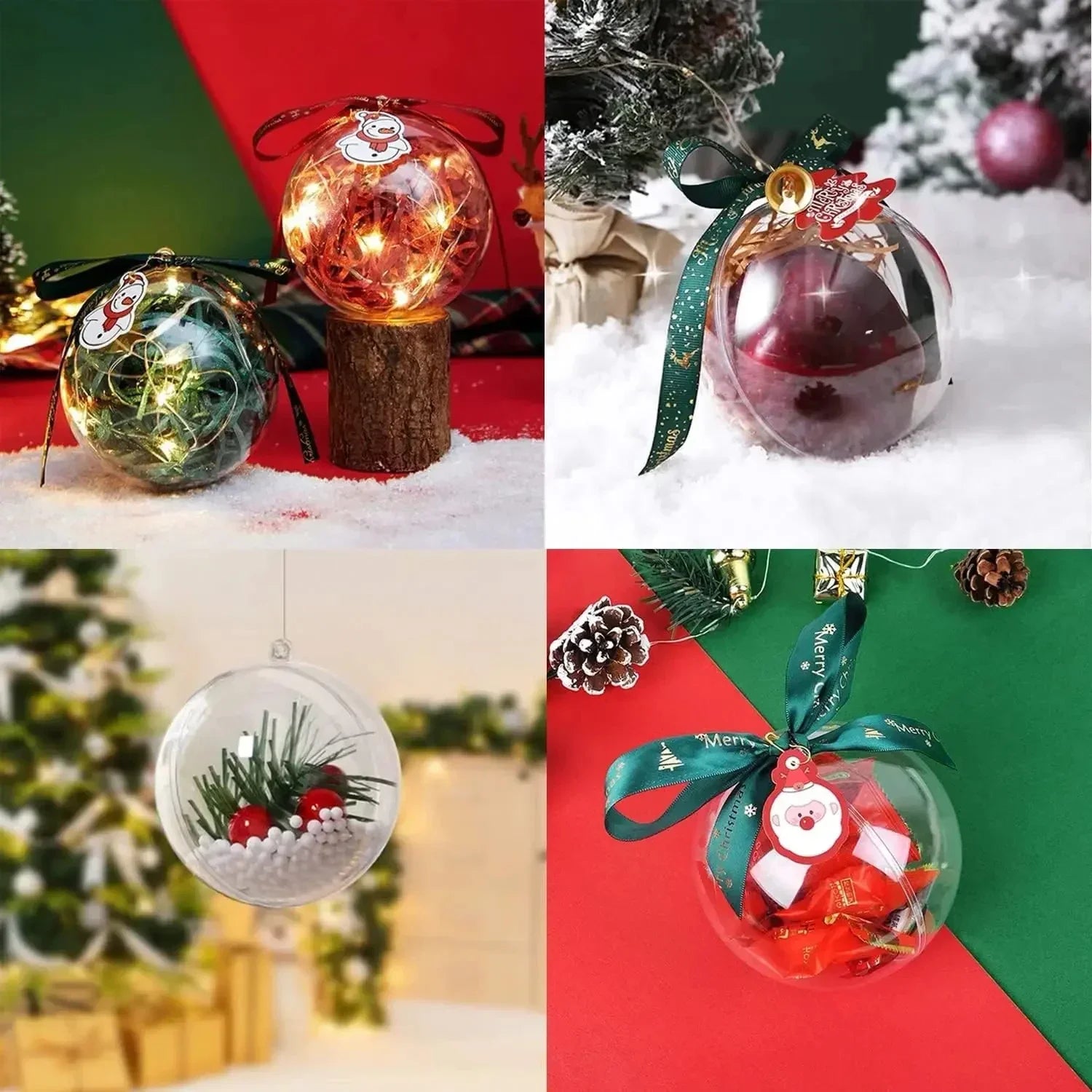 DIY Fillable Christmas Ornaments – Clear Bauble Decor - Image 8