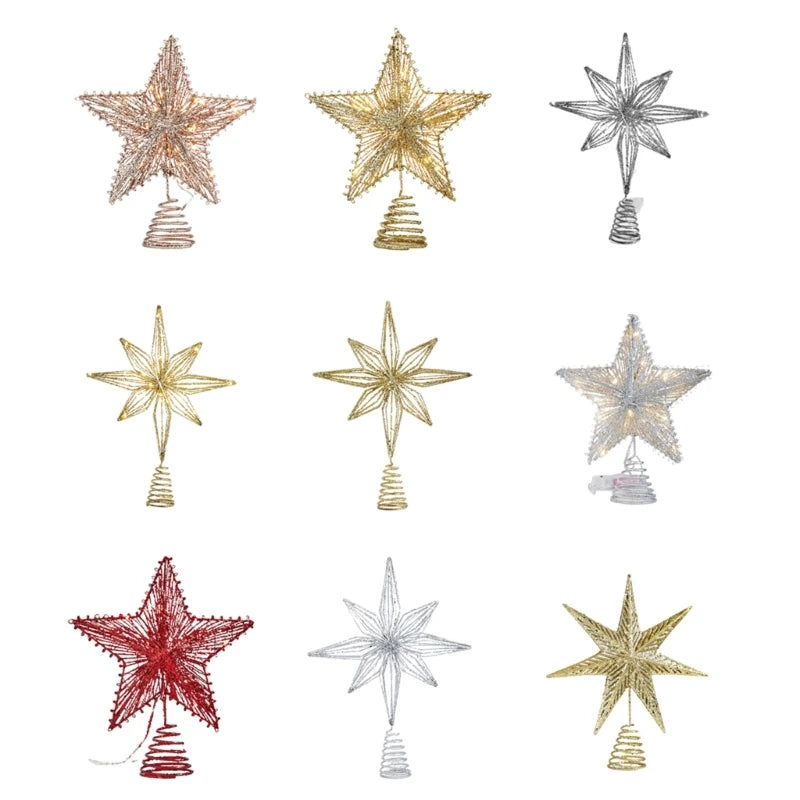 Unique Christmas Tree Star Toppers for Festive Decor