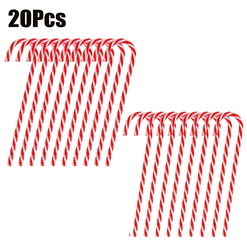 Whimsical Twisted Candy Cane Tree Ornaments - Image 8