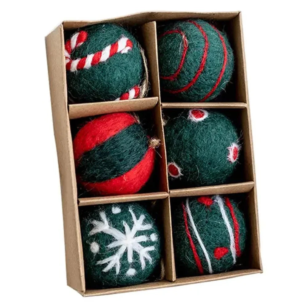 Creative DIY Wool Felt Ball Christmas Ornaments - Image 3