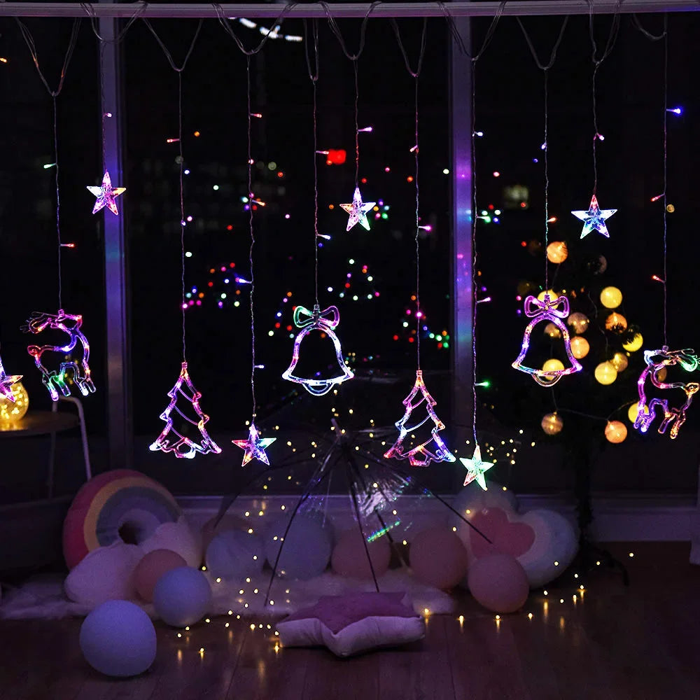 LED Star & Moon Fairy String Lights for Christmas - Image 3