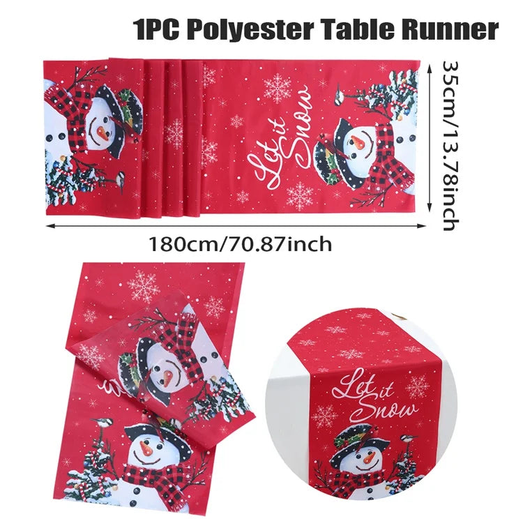 Festive Merry Christmas Table Runner for Holiday Cheer - Image 25