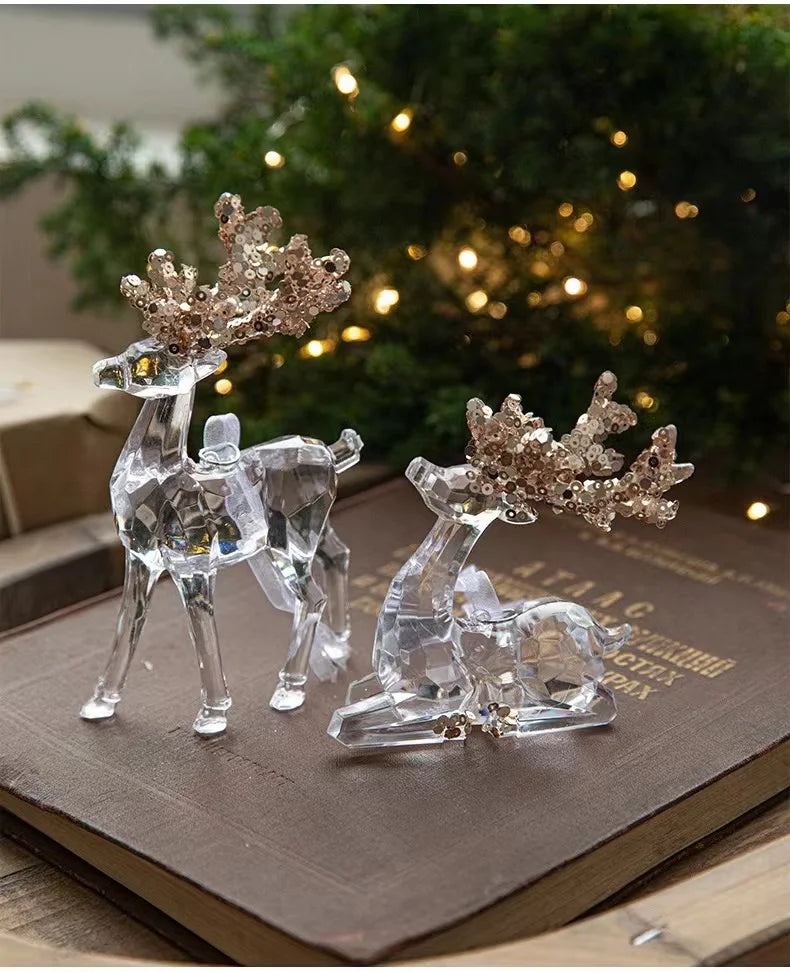 Sparkling Snowflake Acrylic Pendant Decor for Christmas - Image 24
