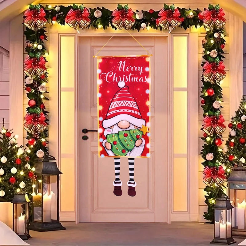 Christmas Hanging Flags for Festive Porch Decor - Image 11