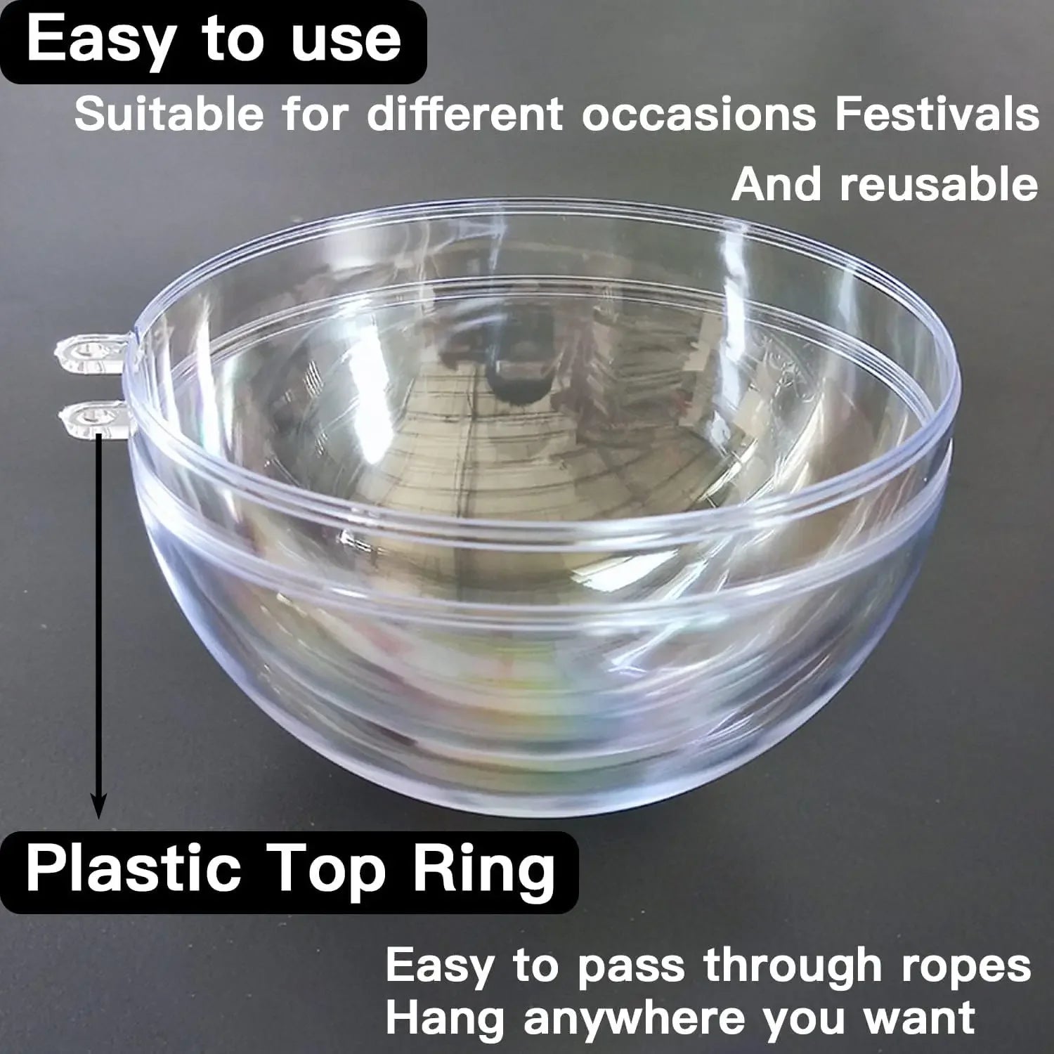 DIY Fillable Christmas Ornaments – Clear Bauble Decor - Image 13