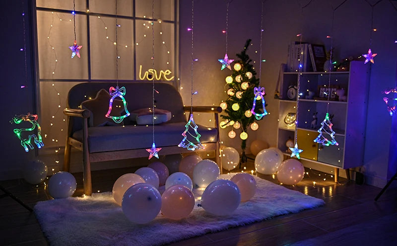 LED Star & Moon Fairy String Lights for Christmas - Image 28