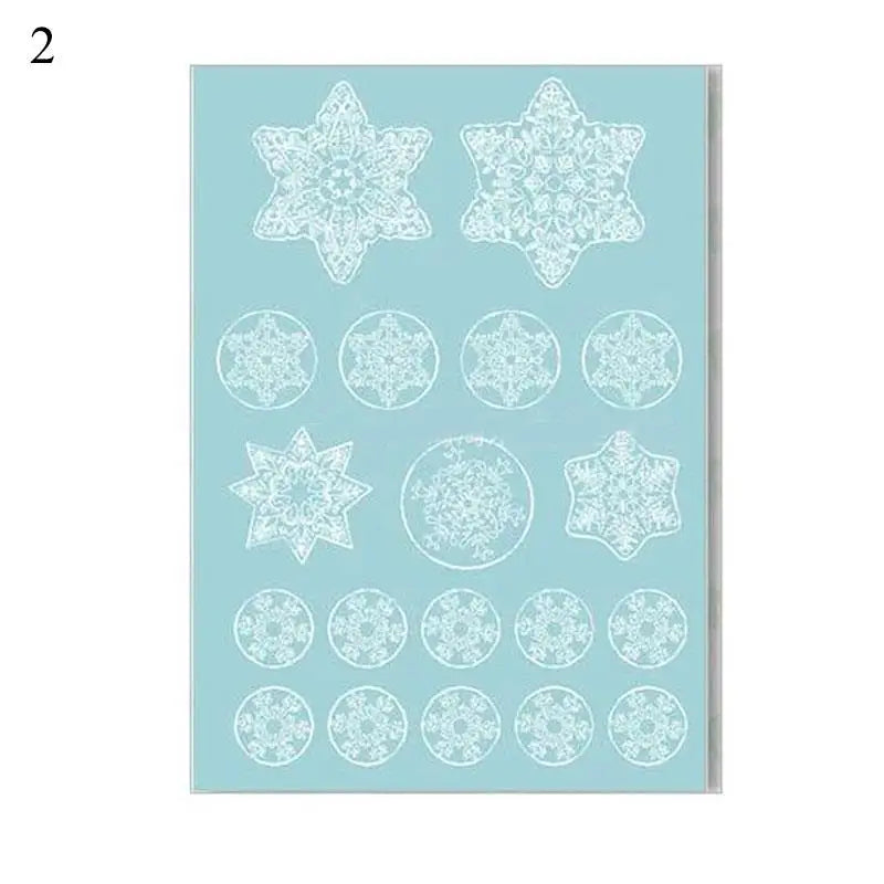 Winter Wonderland Snowflake Window Clings & Decals - Image 4