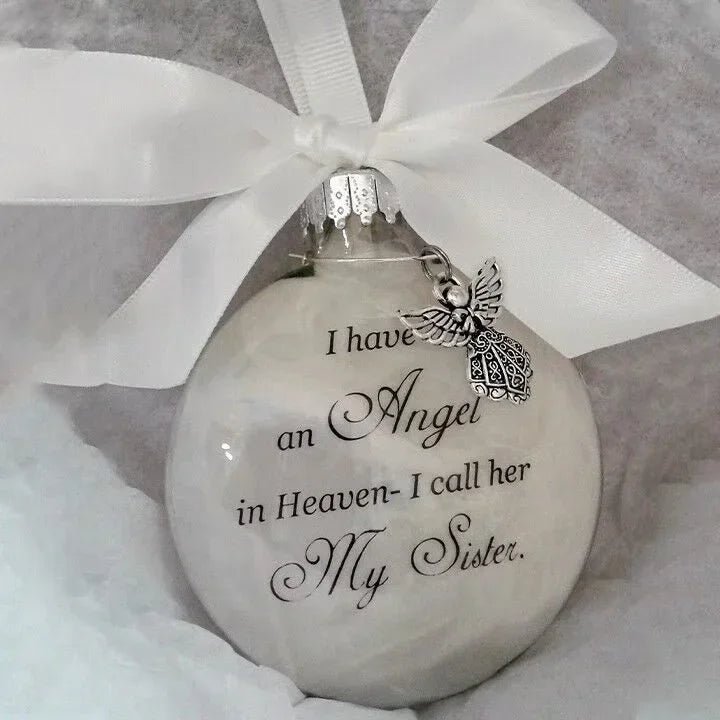 Heavenly Transparent Feather Ball Christmas Ornament - Image 14