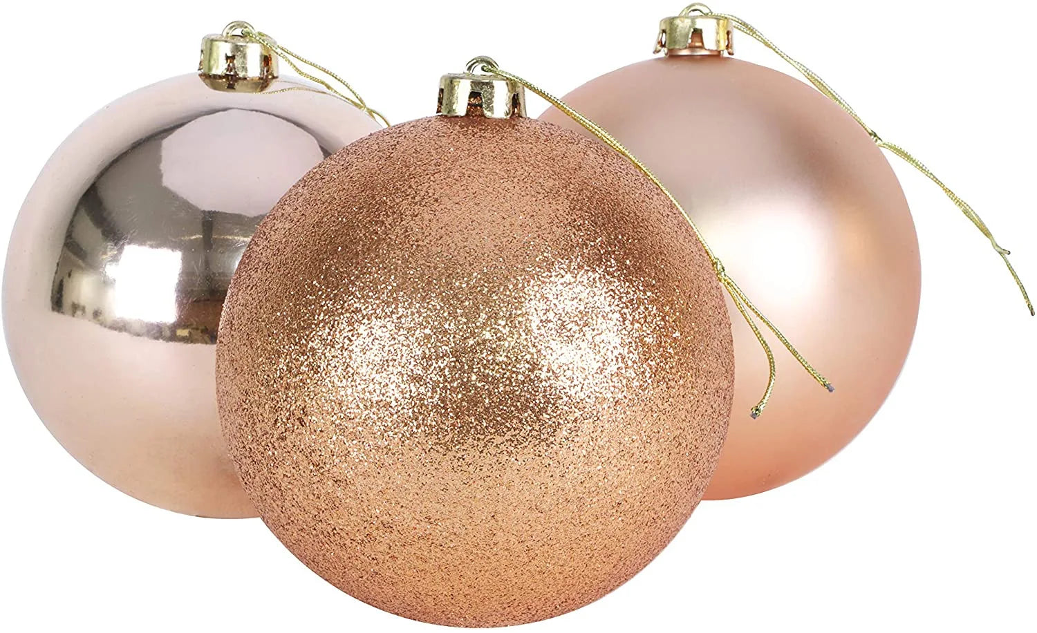 Elegant Gold Christmas Baubles for Festive Decor - Image 19