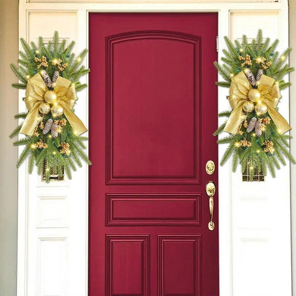 Festive Christmas Swag Garland for Stairs & Decor - Image 17