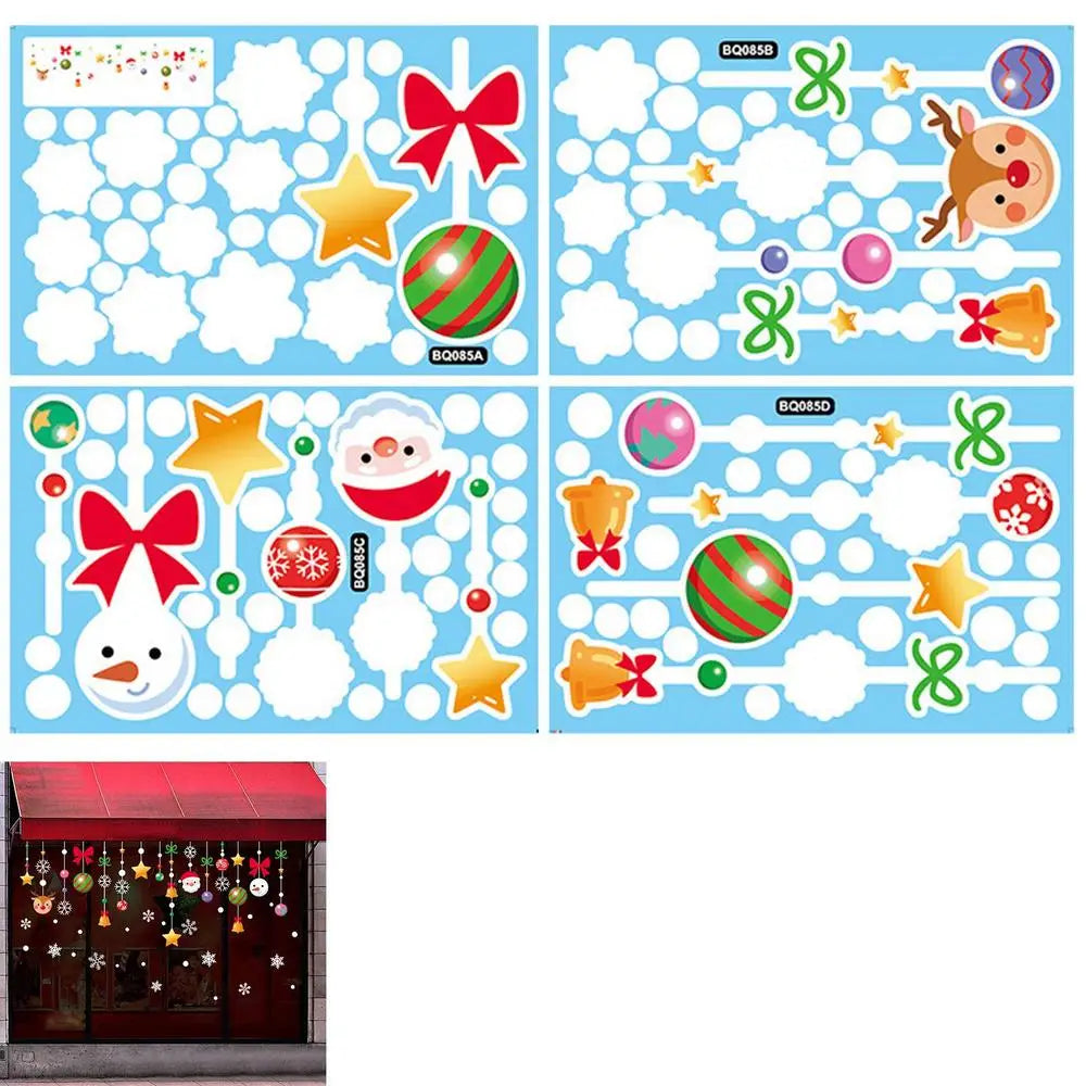 Festive Self-Adhesive Christmas Window Clings - Image 12