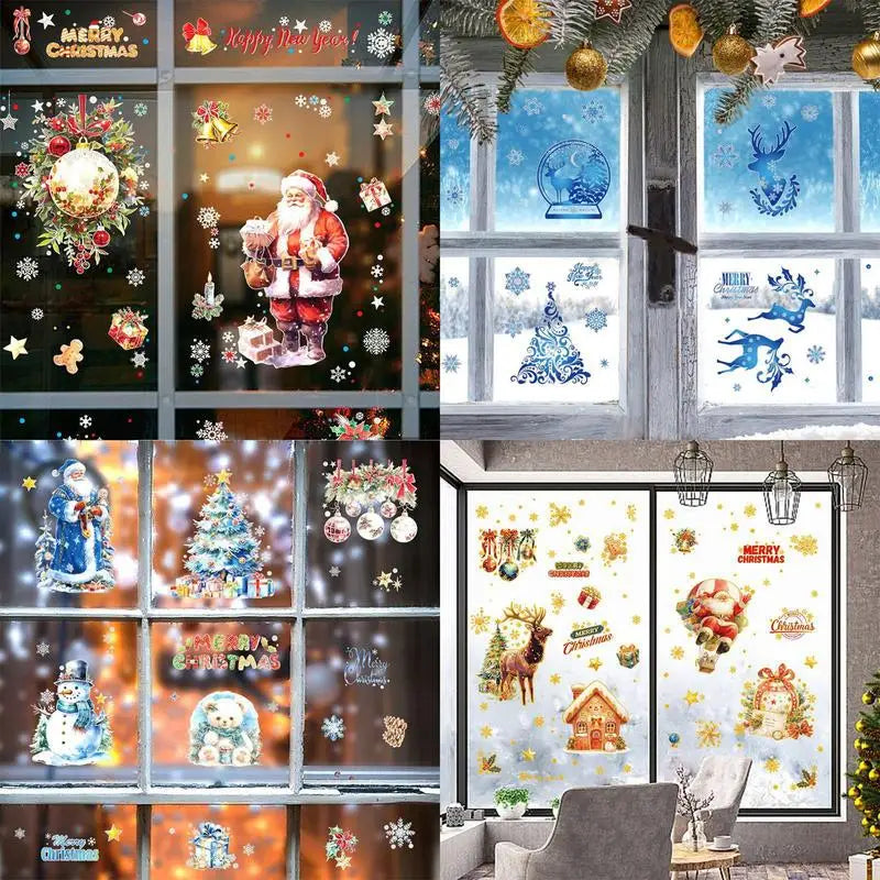 Reusable Christmas Window Clings for Festive Decor - Image 3