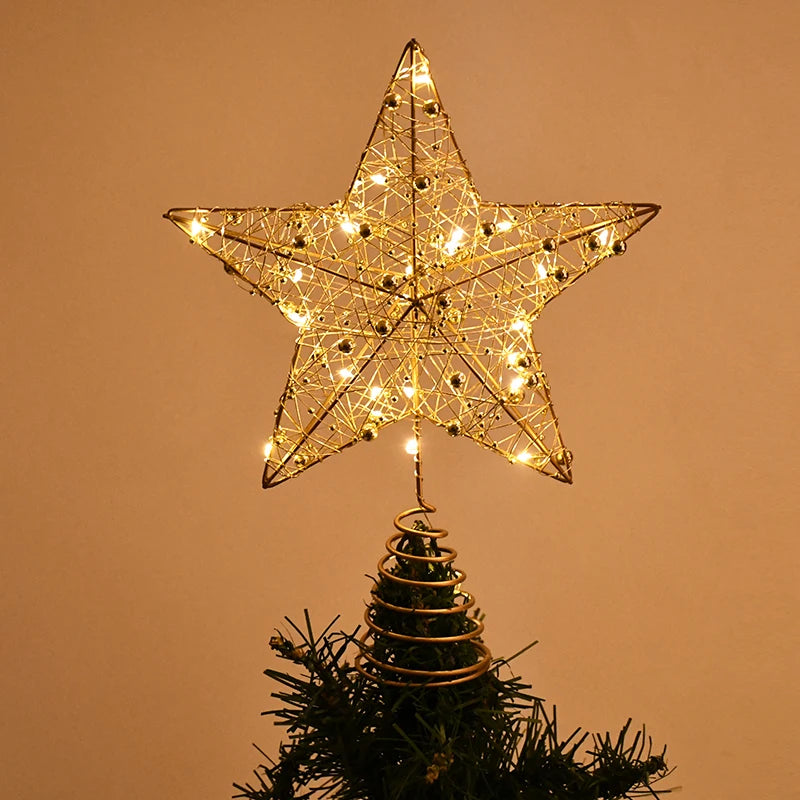 LED Star Tree Topper for Christmas Decor