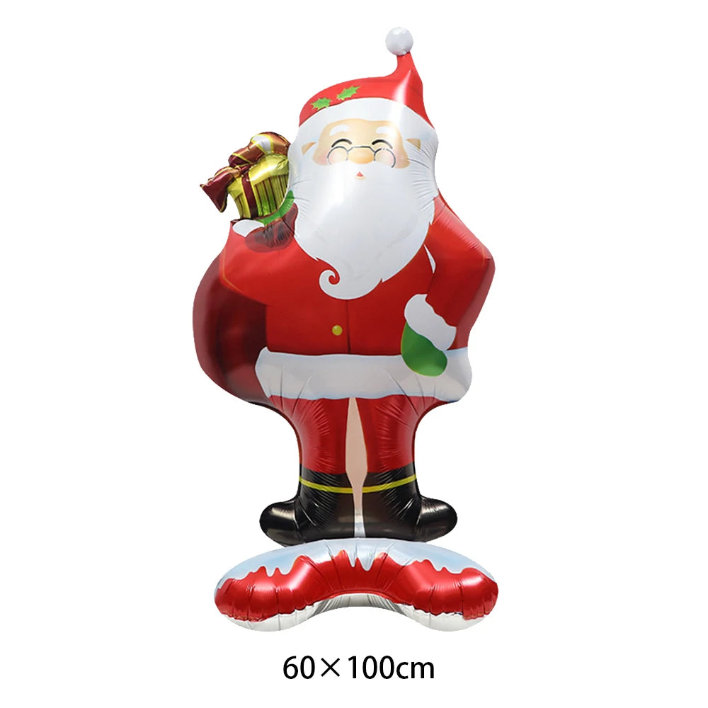 Festive Christmas Balloon Decor: Tree, Santa & Friends - Image 15