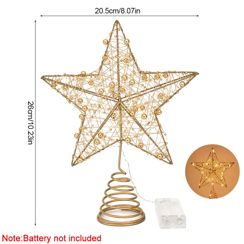 LED Star Tree Topper for Christmas Decor - Image 18