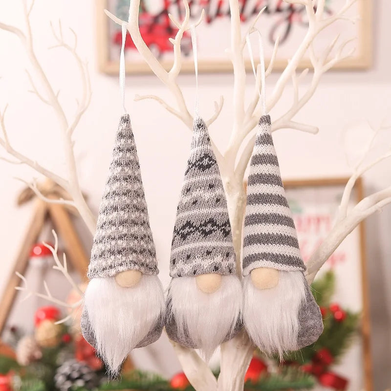Handmade Mini Plush Christmas Gnome Ornaments - Image 19