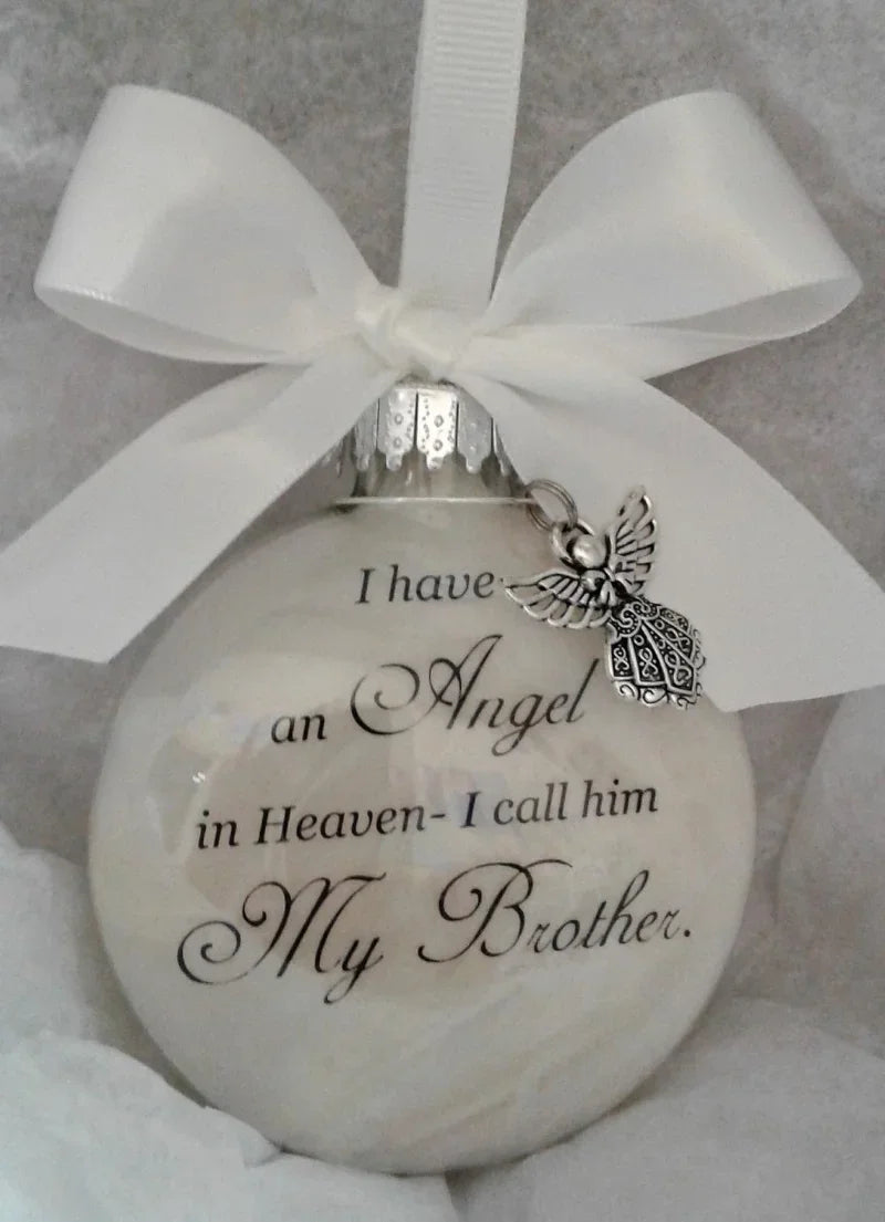 Heavenly Transparent Feather Ball Christmas Ornament - Image 29