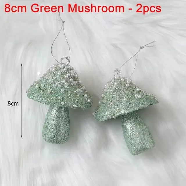 Vibrant Hand-Painted Green Christmas Bauble Ornaments - Image 10