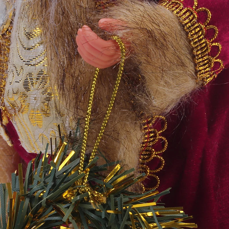 Festive Santa Claus Window Clings for Christmas - Image 5
