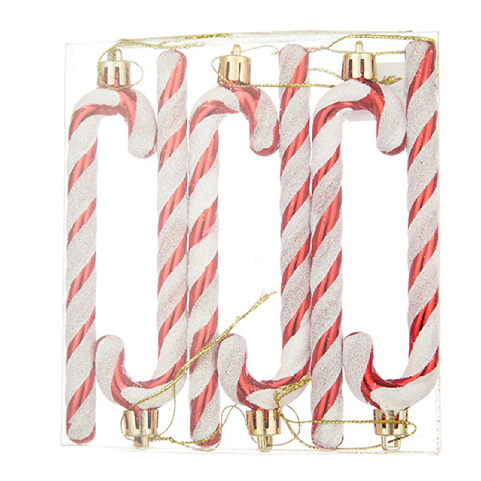6PCS Candy Cane Christmas Pendant Lights - Festive Decor! - Image 6