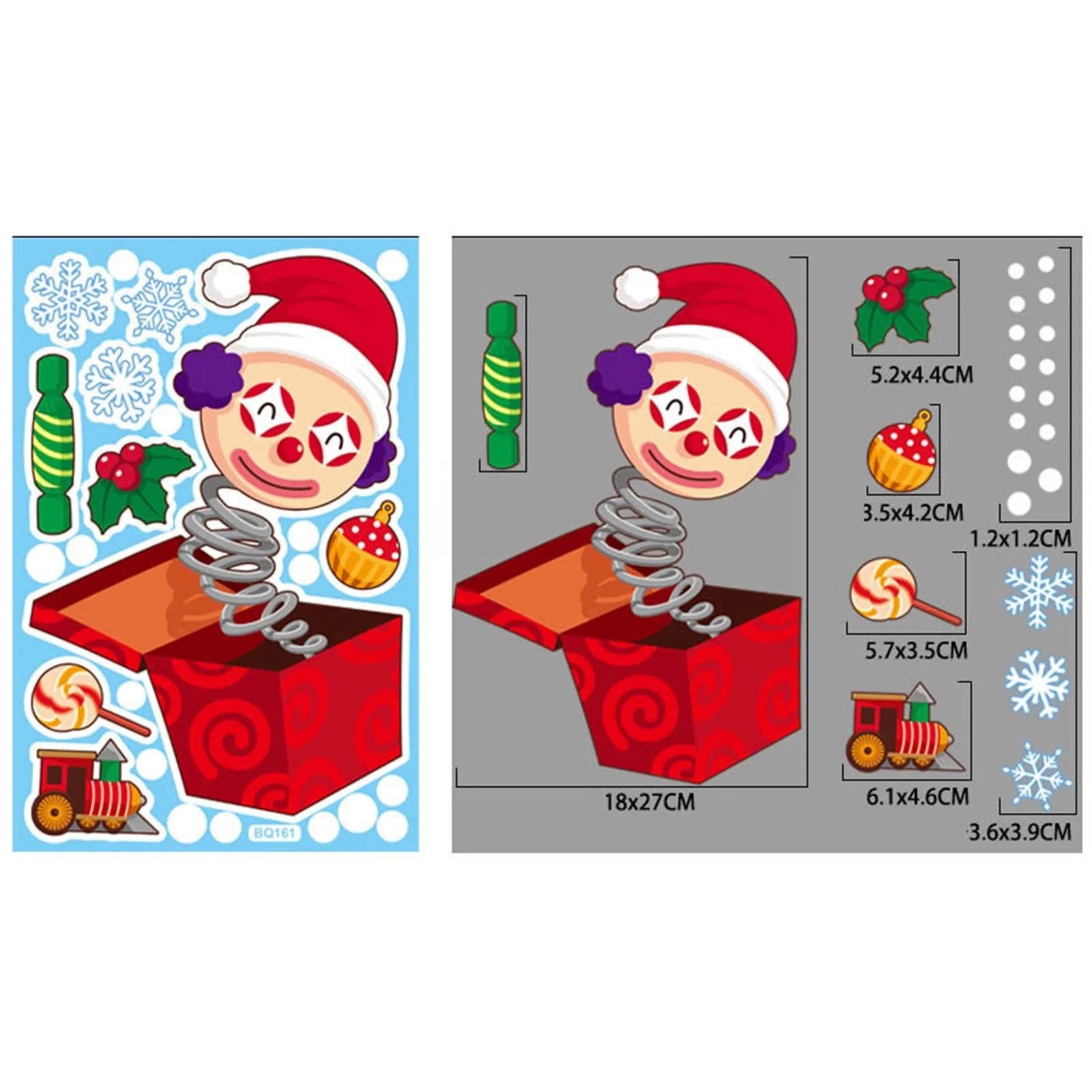Festive Christmas Window Clings for Kids' Rooms - Image 15