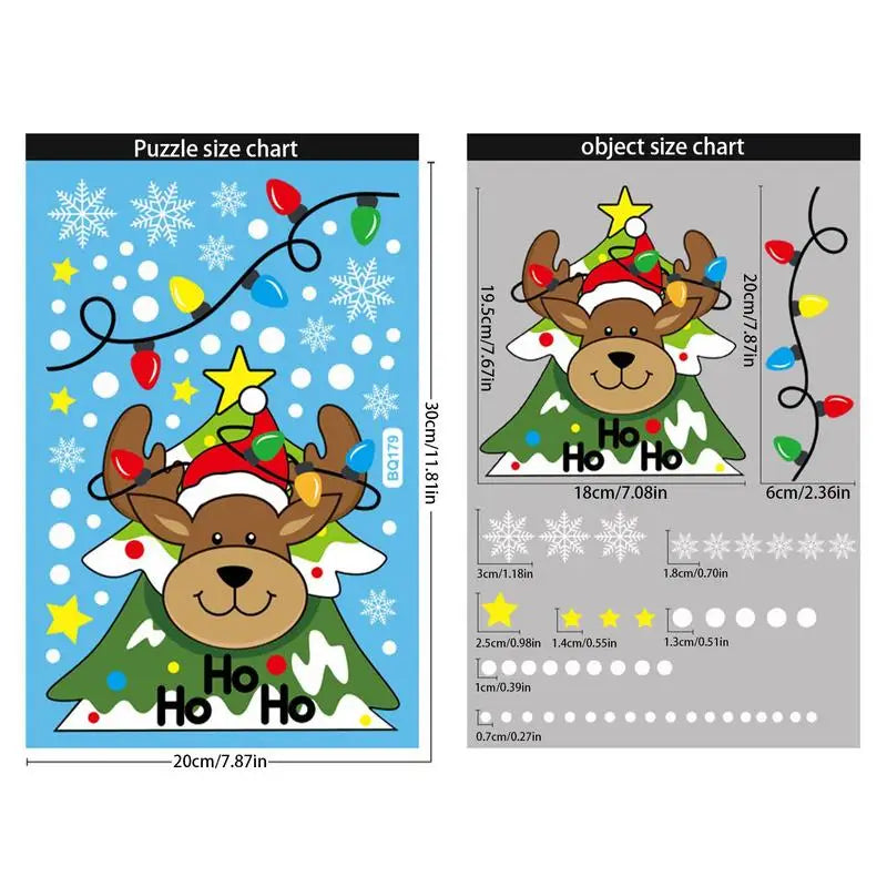 Festive Santa & Reindeer Window Clings - Waterproof! - Image 6