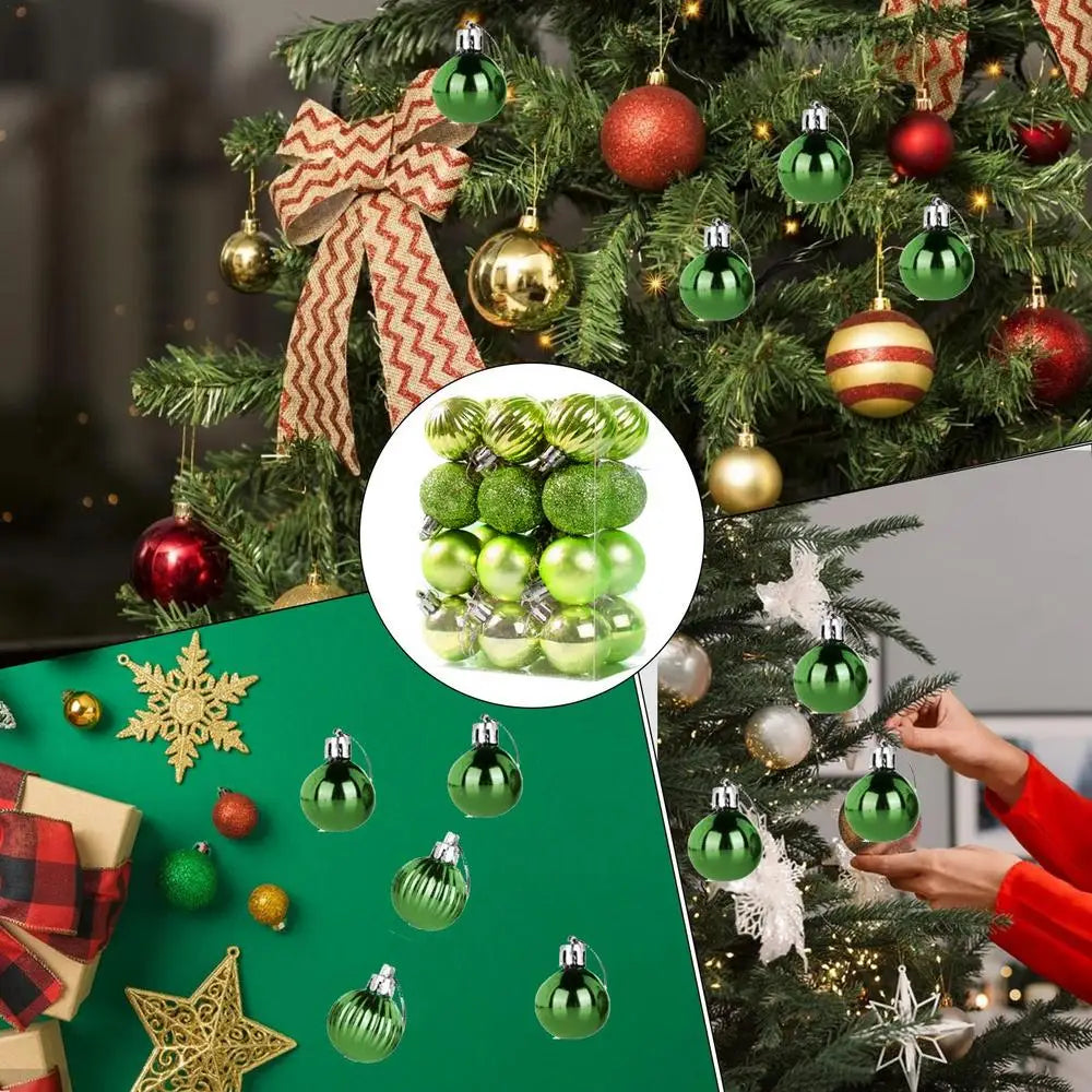 Shiny 3CM Christmas Tree Bauble Ornaments - Image 16