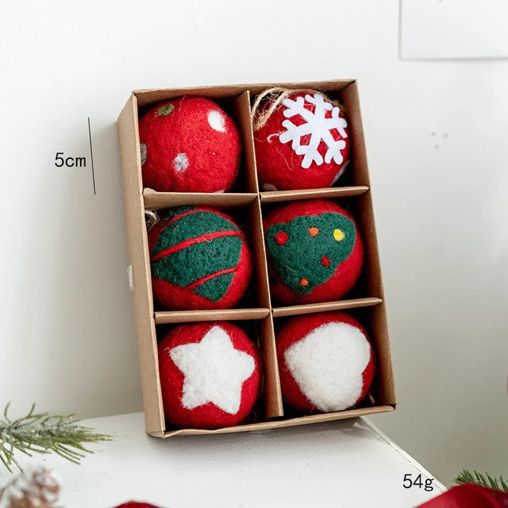 Creative DIY Wool Felt Ball Christmas Ornaments - Image 8