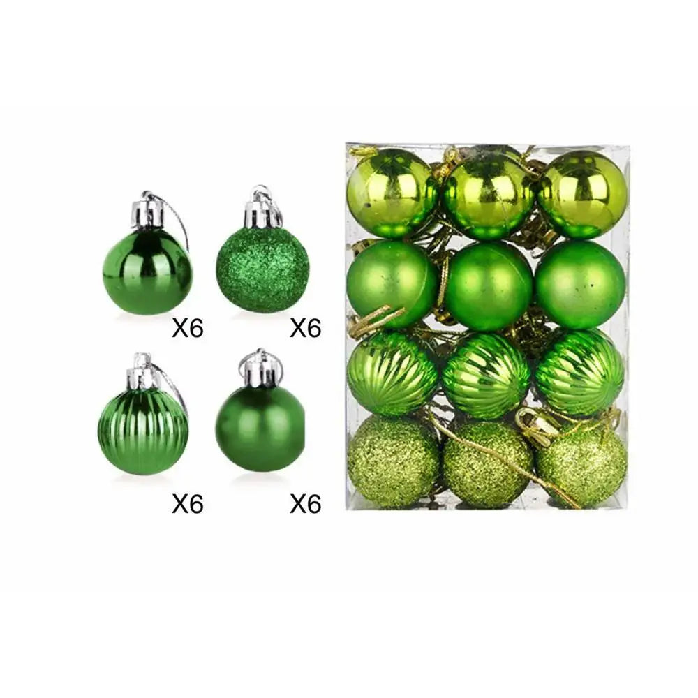 Shiny 3CM Christmas Tree Bauble Ornaments - Image 20