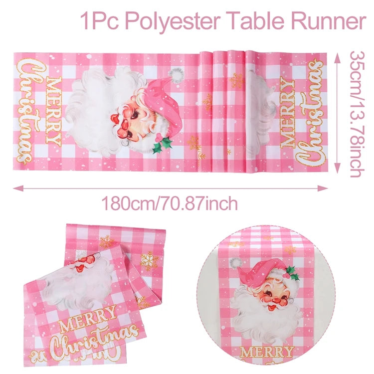 Festive Merry Christmas Table Runner for Holiday Cheer - Image 23