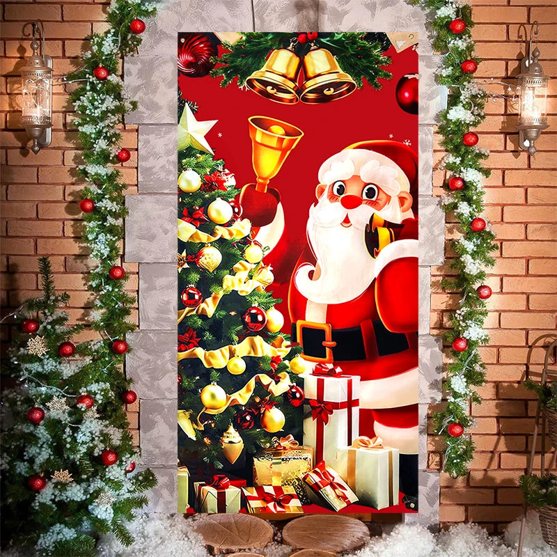 Festive Santa Banner for Joyful Holiday Decor - Image 3