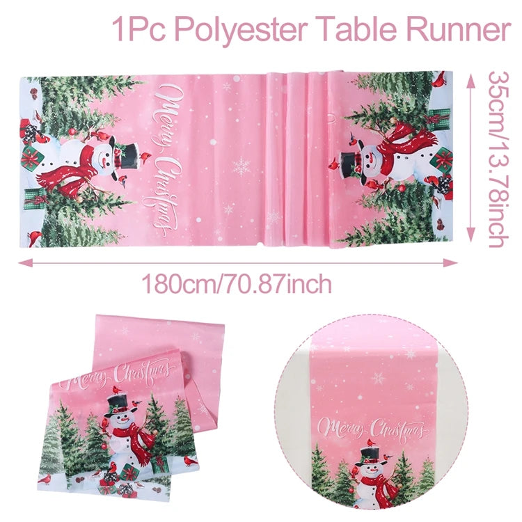Festive Merry Christmas Table Runner for Holiday Cheer - Image 22