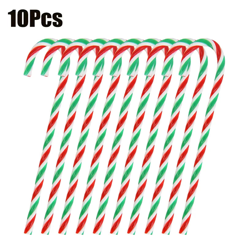 Whimsical Twisted Candy Cane Tree Ornaments - Image 6