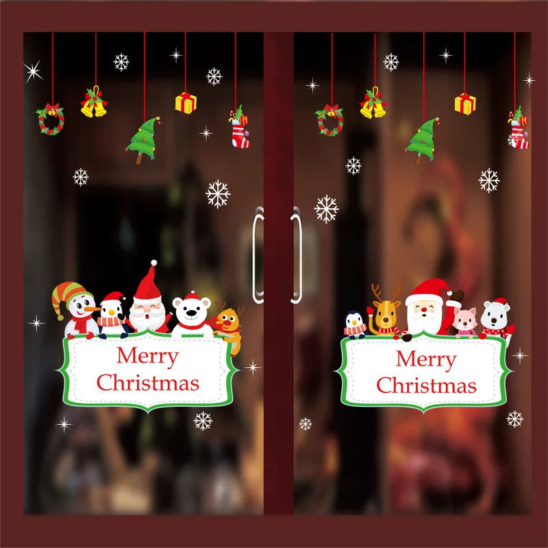 Festive PVC Window Clings for Christmas Cheer - Image 5