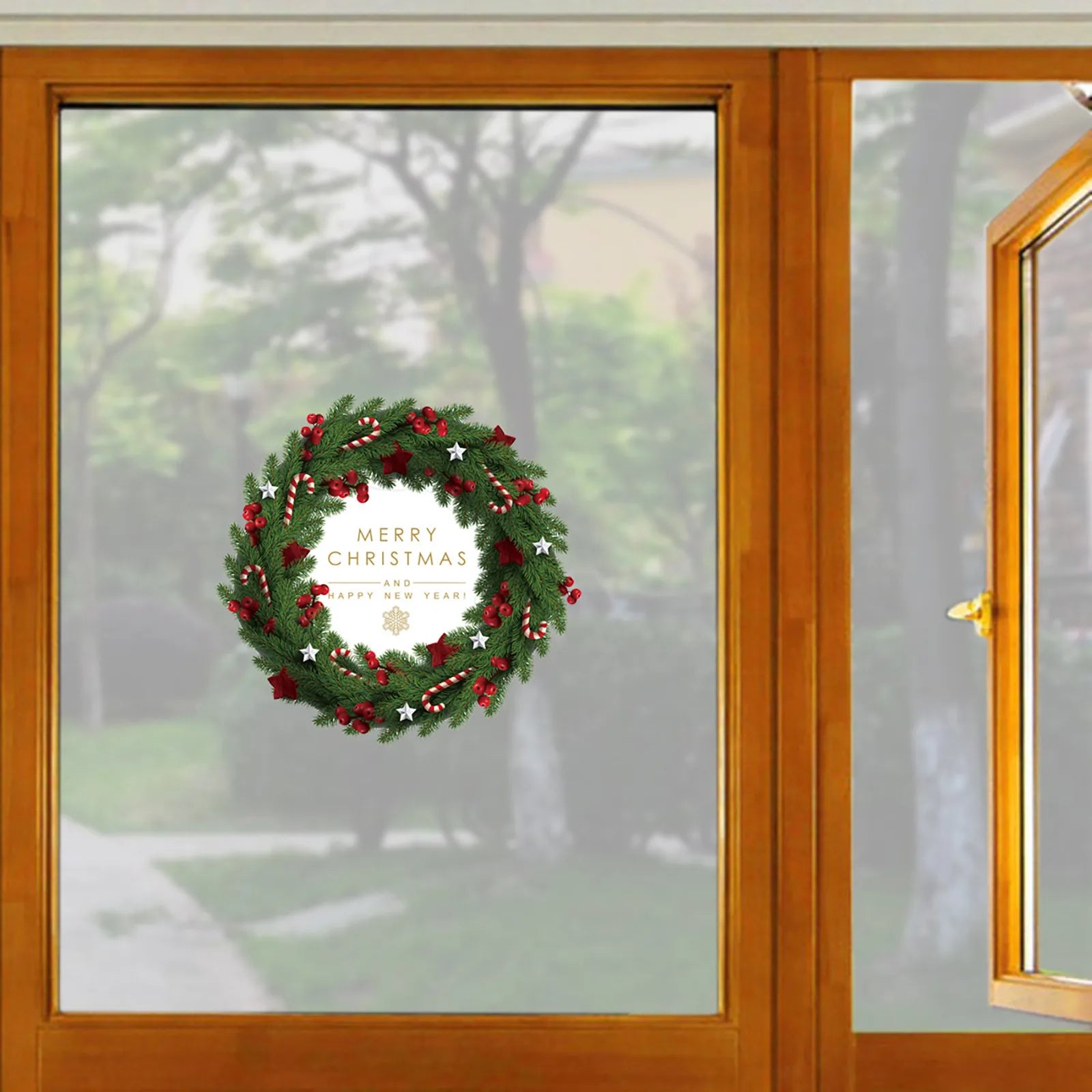 Festive Christmas Window Clings - Snowman & Snowflakes - Image 11