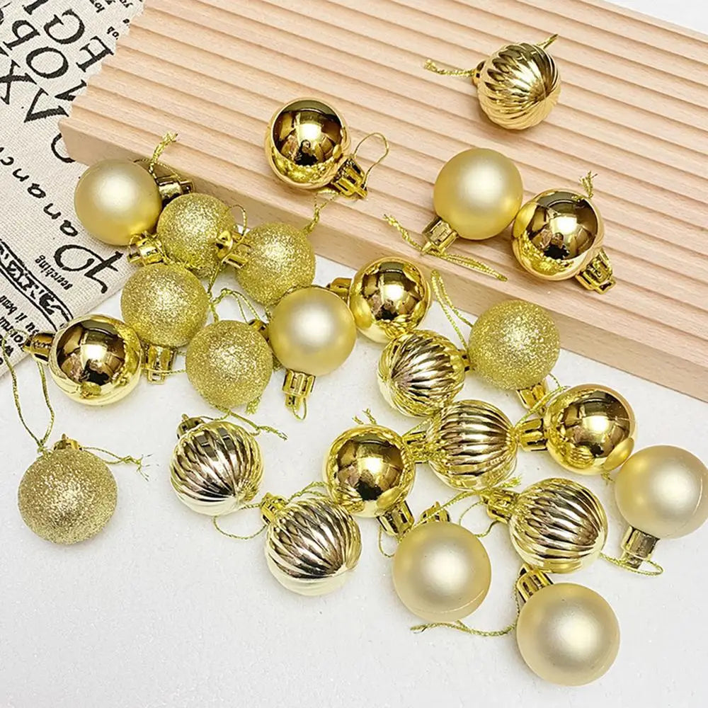 Shiny 3CM Christmas Tree Bauble Ornaments - Image 11