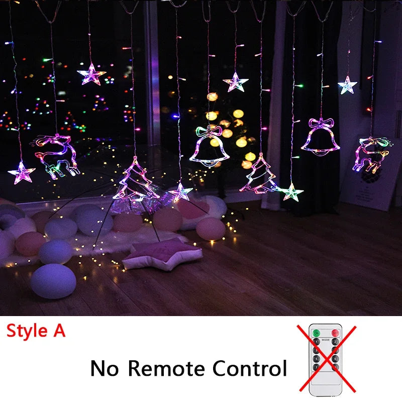 LED Star & Moon Fairy String Lights for Christmas - Image 12