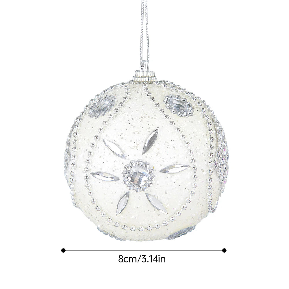 Festive Foam Christmas Tree Hanging Ornaments - Image 4