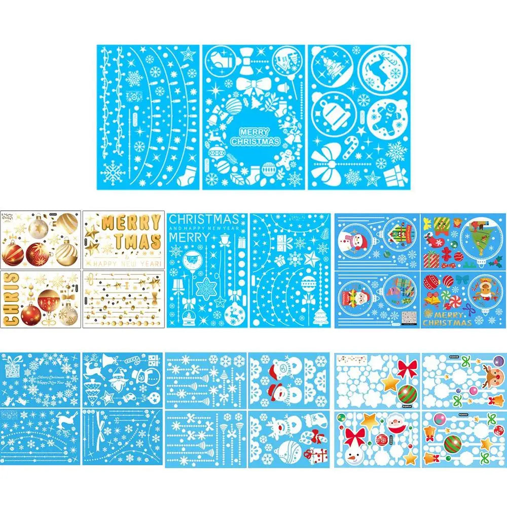 Festive Self-Adhesive Christmas Window Clings - Image 14