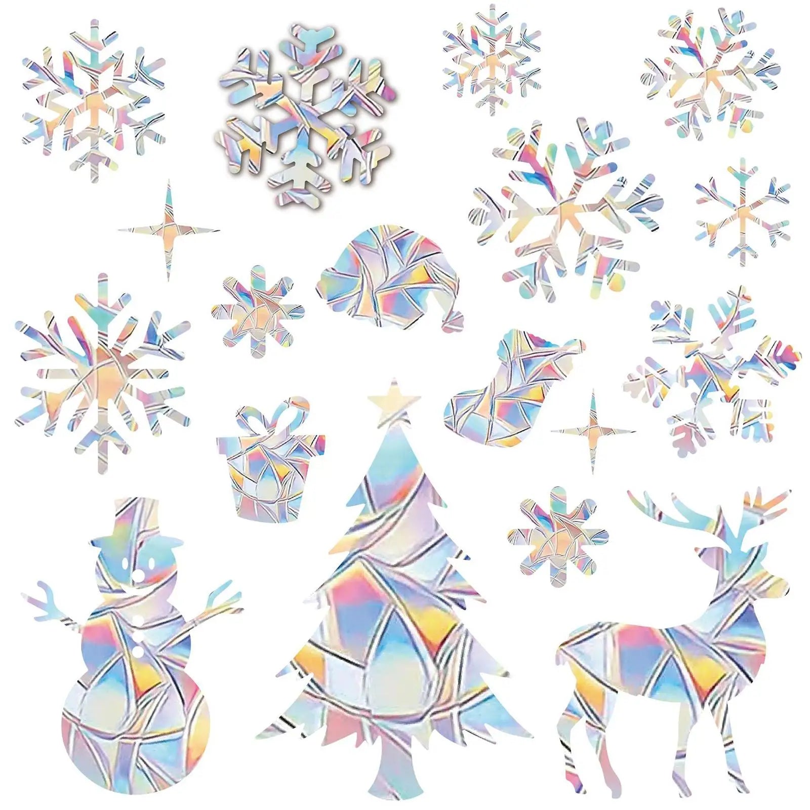 Festive Christmas Window Clings for Holiday Cheer - Image 6