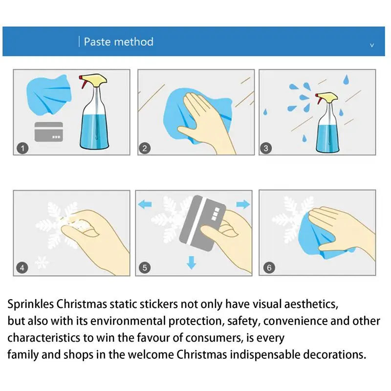 Reusable Christmas Window Clings for Festive Decor - Image 7