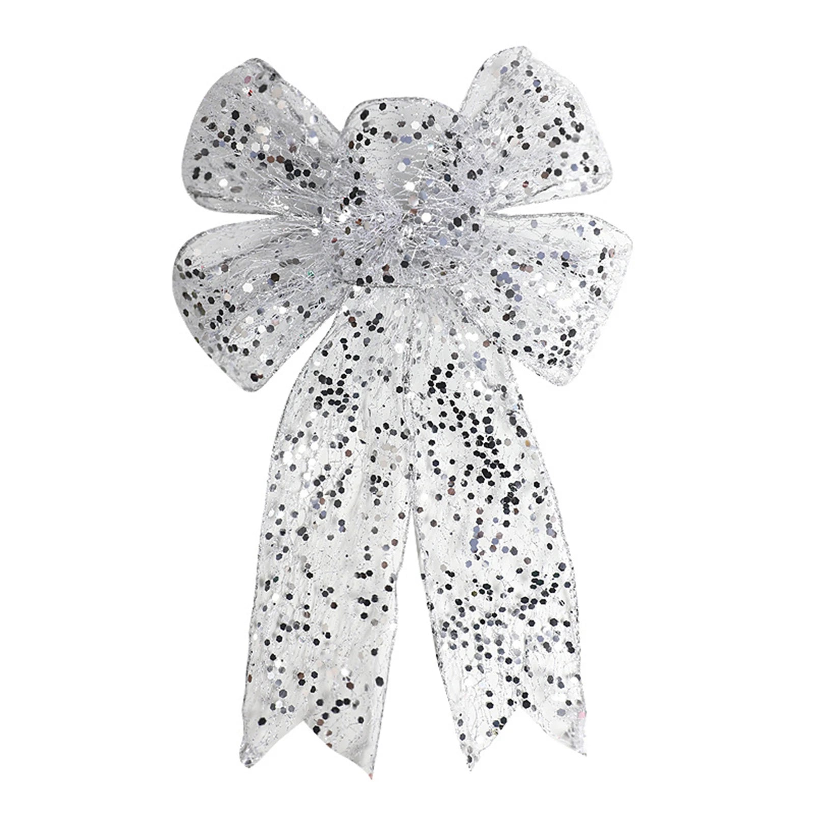 Shiny Christmas Bows for Wreaths & Decor - Image 5