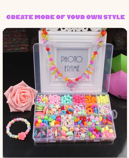 Happytime layaya Beads Girls Toy DIY Jewelry Marking Kit Fashion Fun f –  Yaya GO！