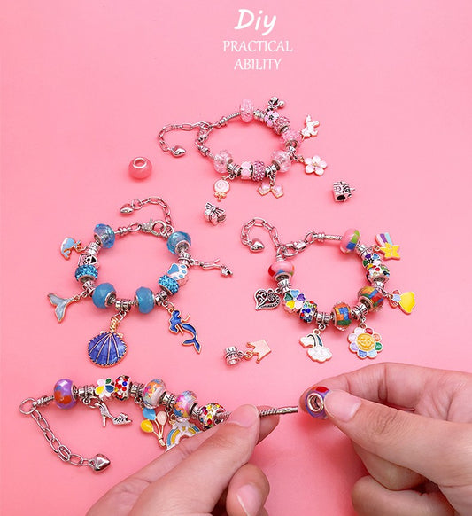 Happytime layaya Beads Girls Toy DIY Jewelry Marking Kit Fashion Fun f –  Yaya GO！