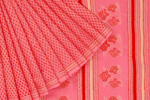 Indian Jaipuri Hand Block Printed Pure Cotton Saree Sarees With Attached  Unstitched / Stitched Saree Blouse get a Present - Etsy