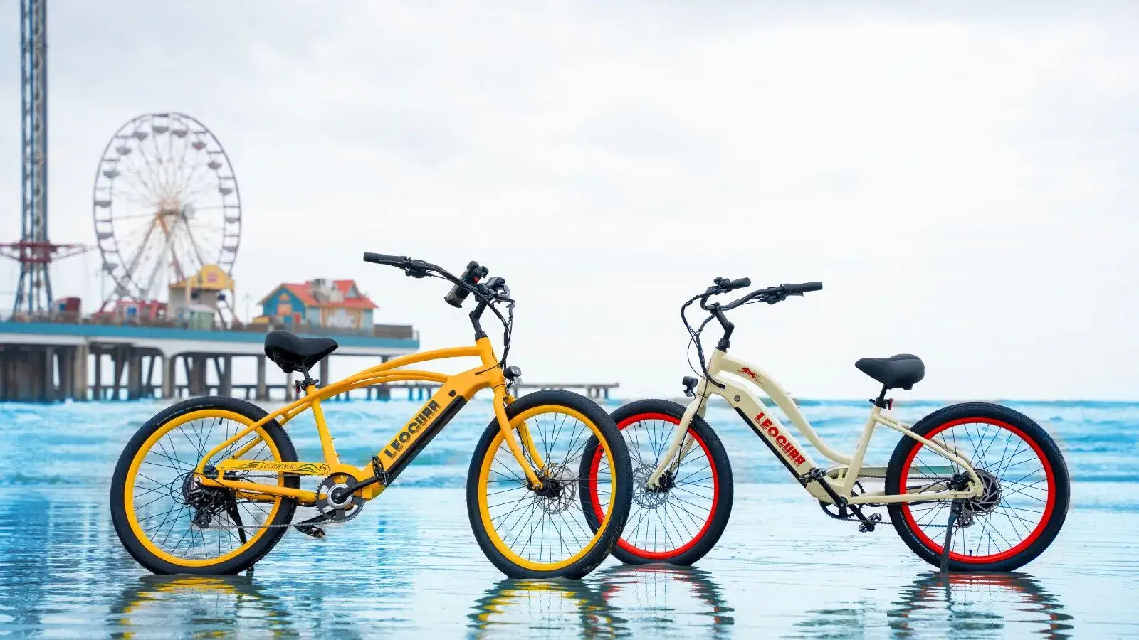moped style beach e bikes