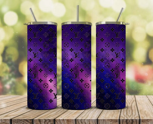 6 Louis Vuitton Tumblers 20oz Skinny Bundle Png, LV Pattern, LV