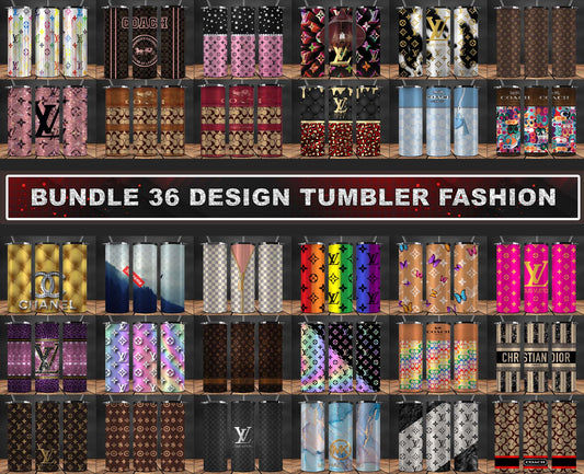 50 Tumbler Wraps 20 oz, Fashion Luxury Logo Tumbler Wrap Png Bundle, L –  Tumblerpng