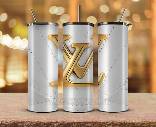 6 Louis Vuitton Tumblers 20oz Skinny Bundle Png, LV Pattern, LV