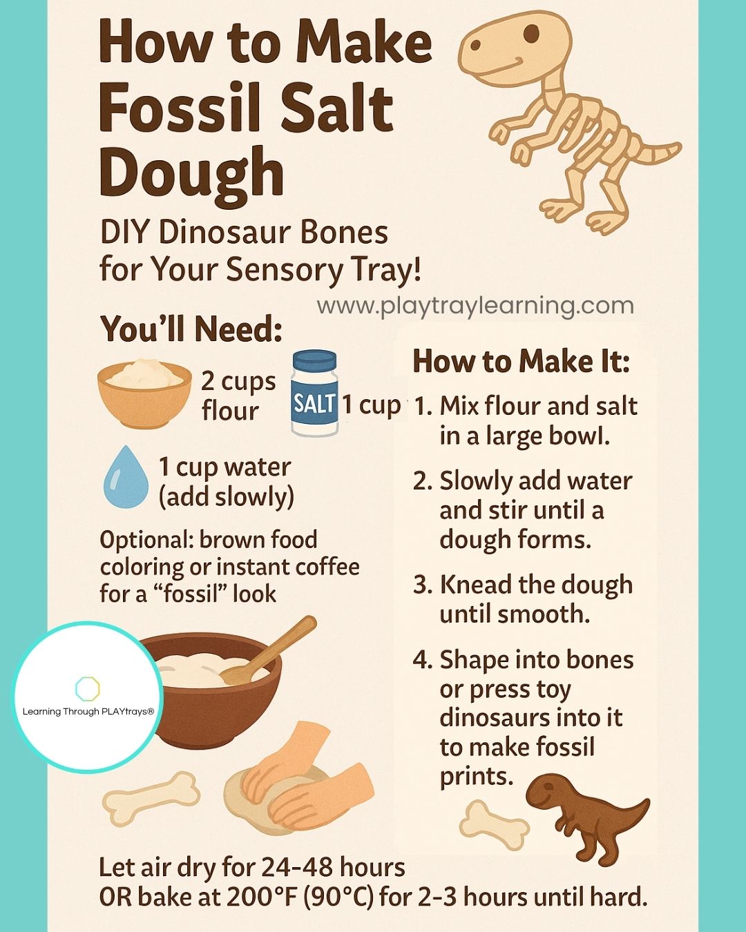 Dinosaur Salt Done Bones